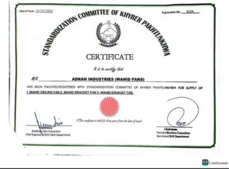 Standardization Committee of KP